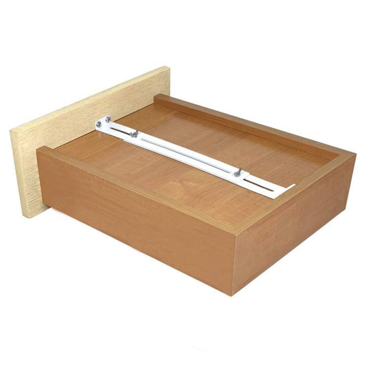 FRMSAET Drawer Repair Kit - Used to Reinforce and Repair Wooden/MDF/Chipboard Drawers Cabinet Reinforcement Heavy Duty Steel Hardware Furniture Accessories - Includes Screws (1 Pack) - Image 1